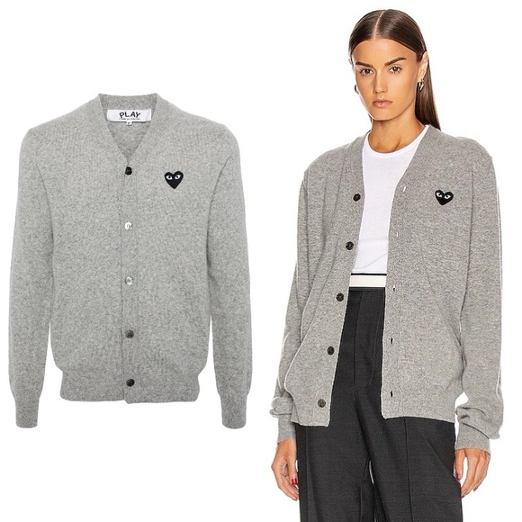 Comme des Garcons Gray Women´s Cardigan Cardigans